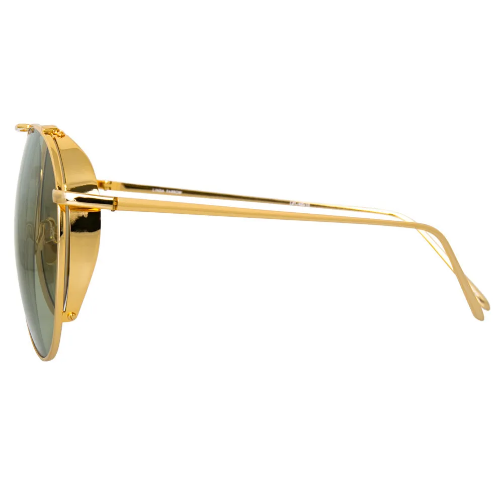 Linda Farrow 425 C13 Aviator Sunglasses sold by Linda Farrow product image thumbnail 3