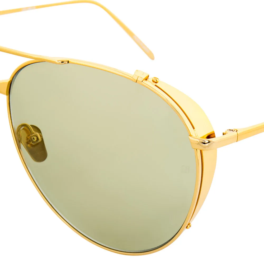 Linda Farrow 425 C13 Aviator Sunglasses sold by Linda Farrow product image thumbnail 4