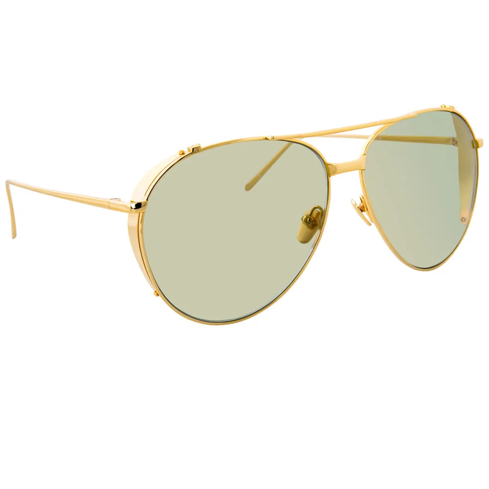 Linda Farrow 425 C13 Aviator Sunglasses sold by Linda Farrow product image thumbnail 2