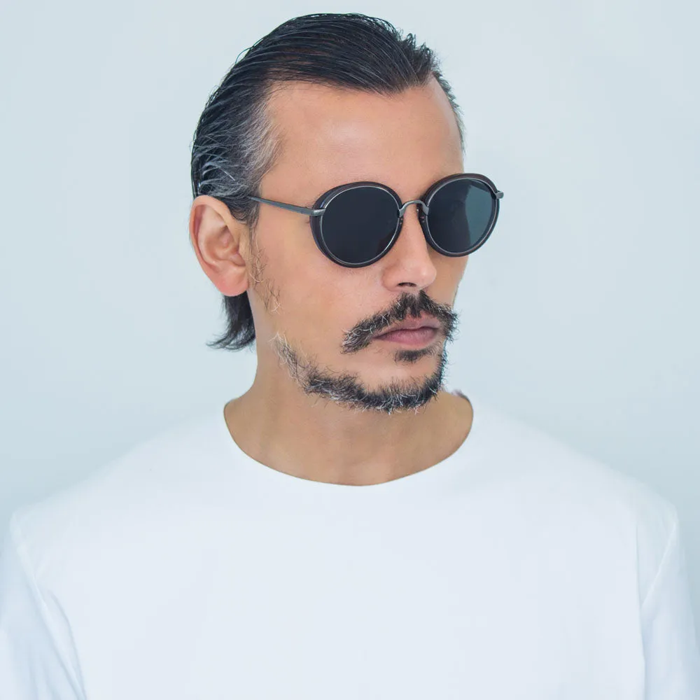 Dries van Noten 78 C8 Oval Sunglasses sold by Linda Farrow product image thumbnail 5