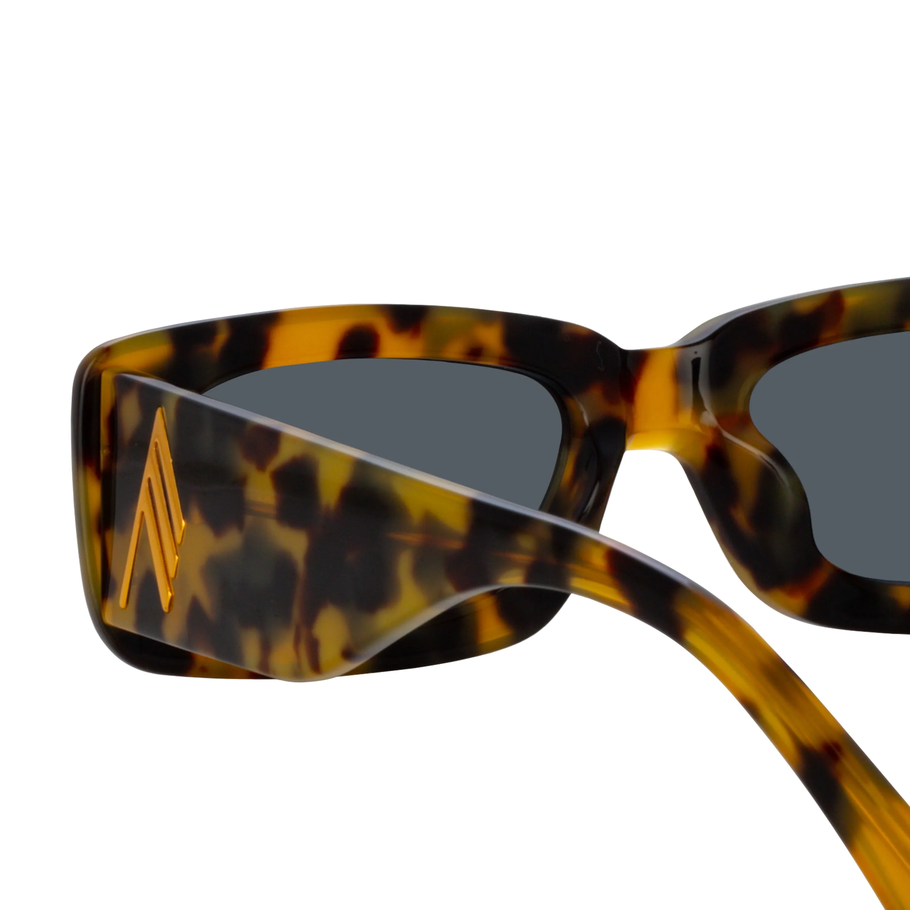 The Attico Mini Marfa in Tortoiseshell and Blue sold by Linda Farrow product image thumbnail 3