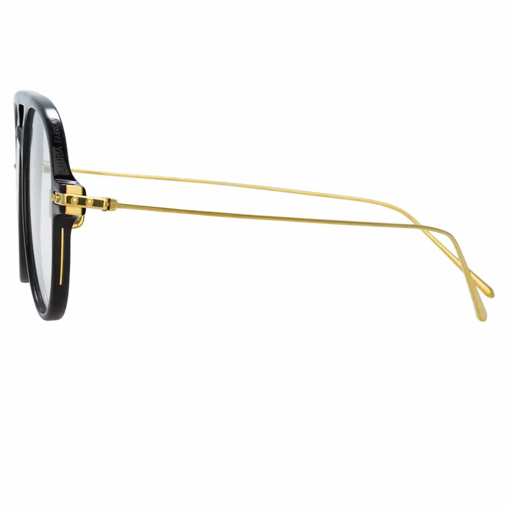 Linda Farrow Linear Gilles C1 Aviator Optical Frame sold by Linda Farrow product image thumbnail 4