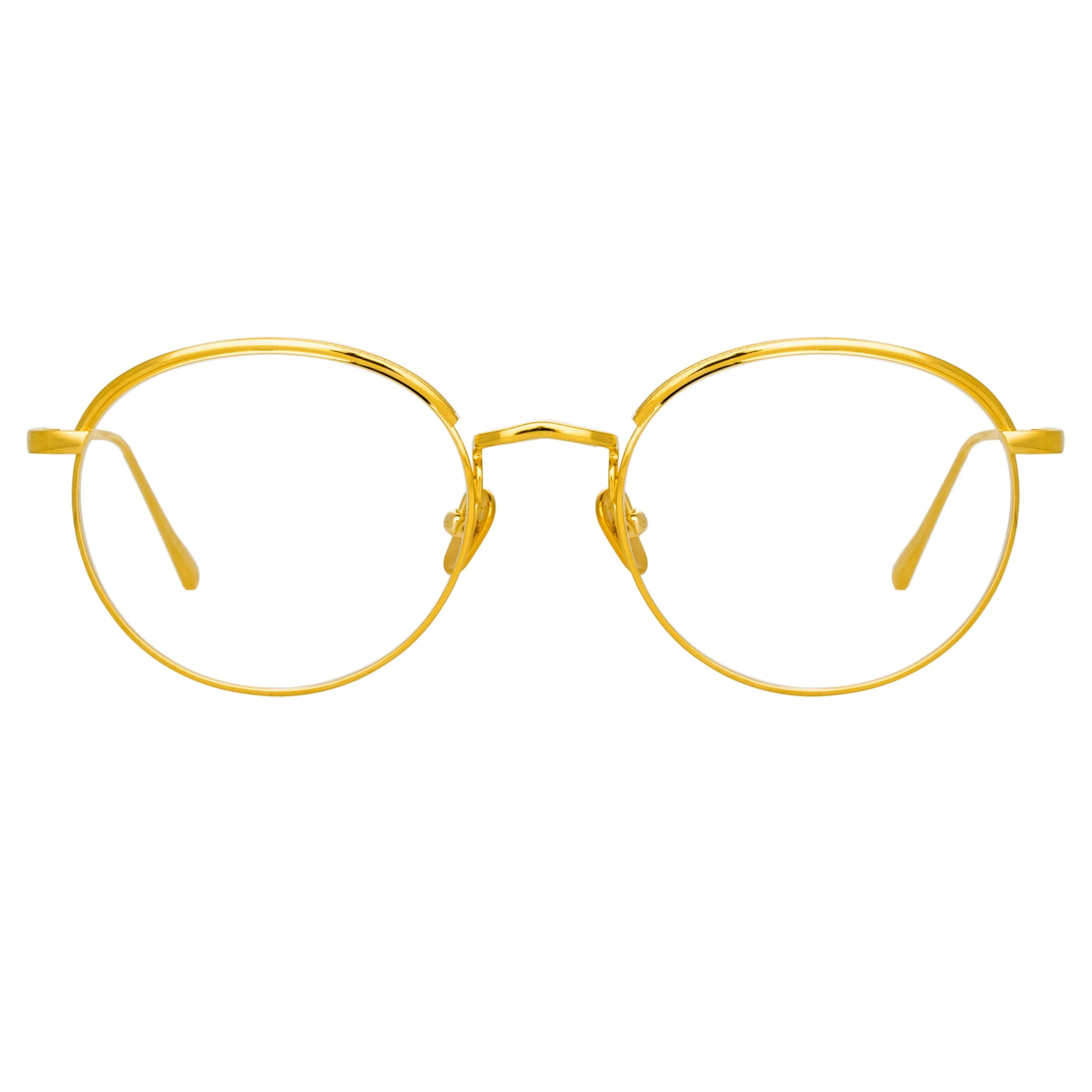 Marlon | Oval Men's Optical Frame in Yellow Gold (C5) sold by Linda Farrow product image thumbnail 2