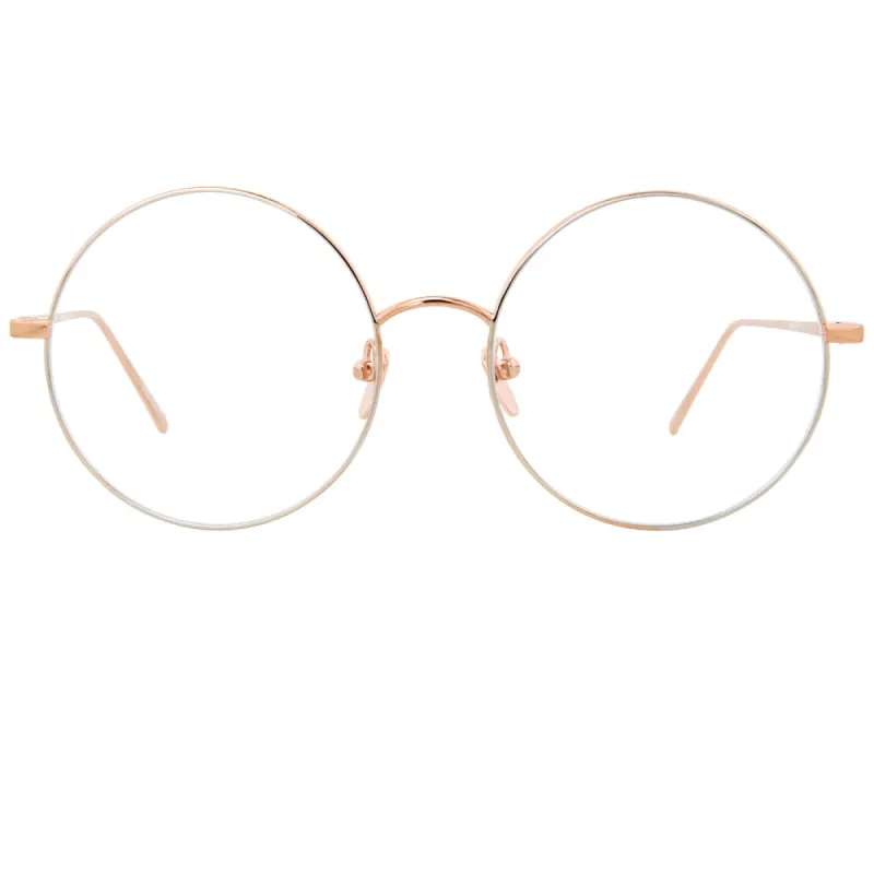 Linda Farrow 647 C9 Round Optical Frame sold by Linda Farrow