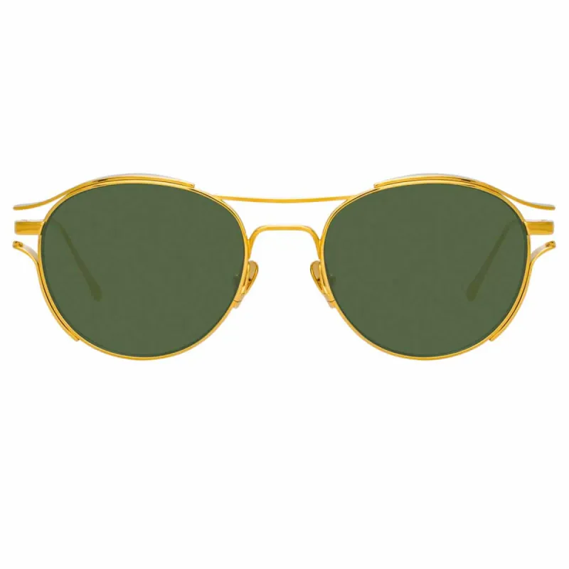 Linda Farrow Cradle C4 Oval Sunglasses sold by Linda Farrow