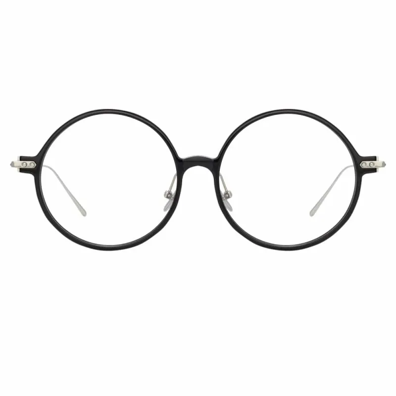 Linda Farrow Linear Savoye C2 Round Optical Frame sold by Linda Farrow