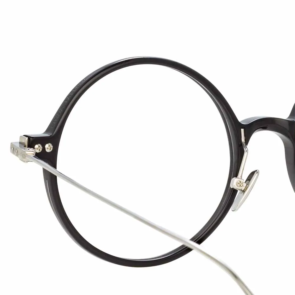 Linda Farrow Linear Savoye C2 Round Optical Frame sold by Linda Farrow product image thumbnail 3
