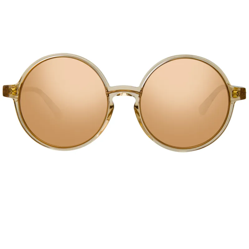 Linda Farrow 650 C4 Round Sunglasses sold by Linda Farrow