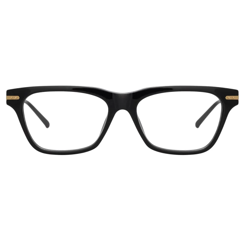 Mae A Cat Eye Optical Frame in Black sold by Linda Farrow