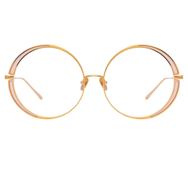 Linda Farrow Hart C3 Round Optical Frame sold by Linda Farrow