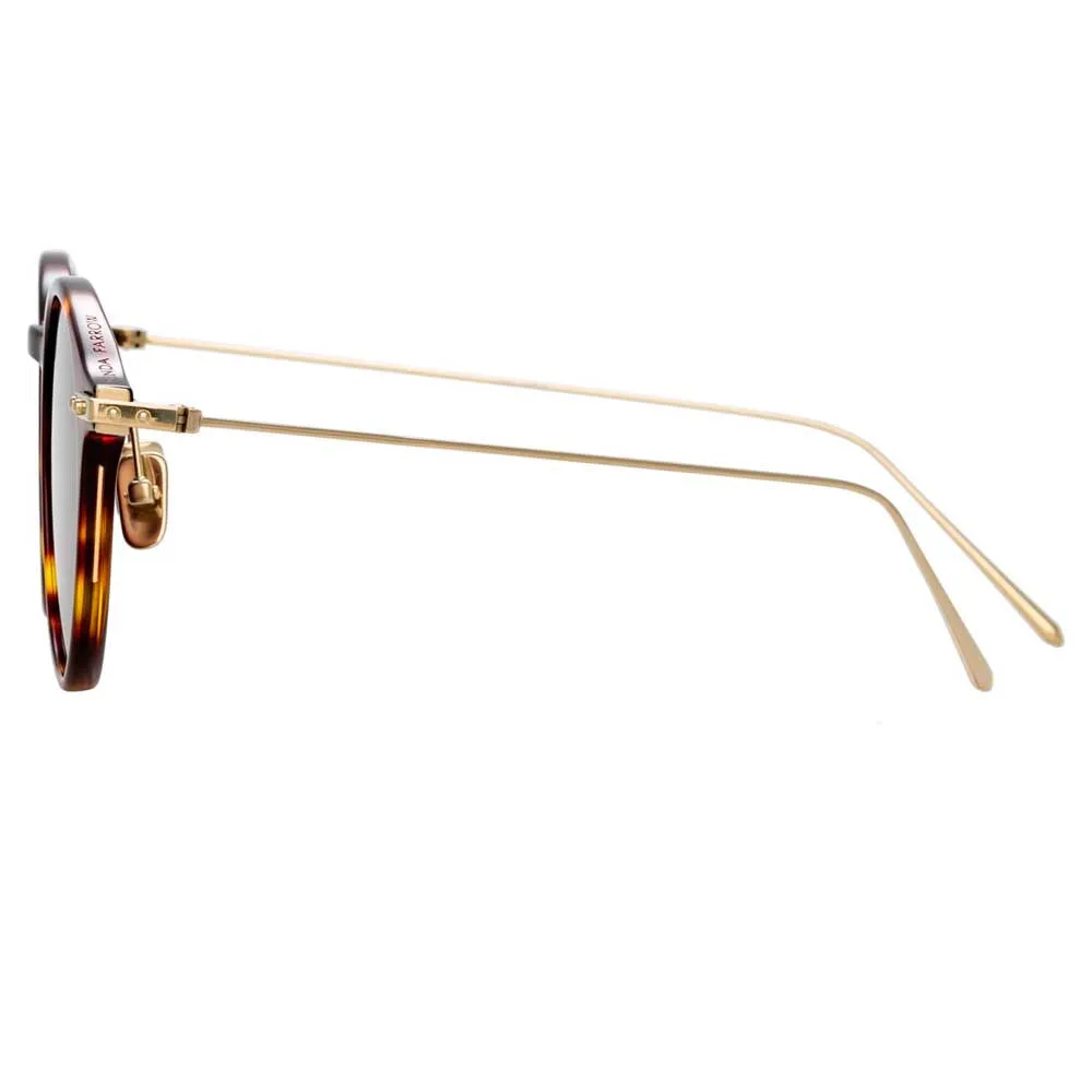 Linda Farrow Linear Arris C9 Oval Sunglasses sold by Linda Farrow product image thumbnail 3
