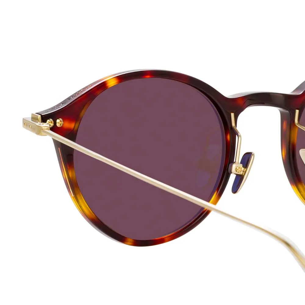 Linda Farrow Linear Arris C9 Oval Sunglasses sold by Linda Farrow product image thumbnail 4