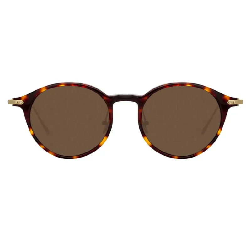 Linda Farrow Linear Arris C9 Oval Sunglasses sold by Linda Farrow