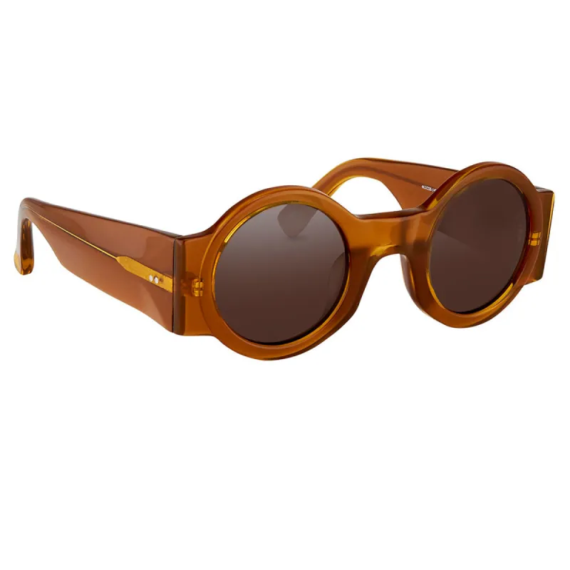 Dries van Noten 98 C10 Round Sunglasses sold by Linda Farrow