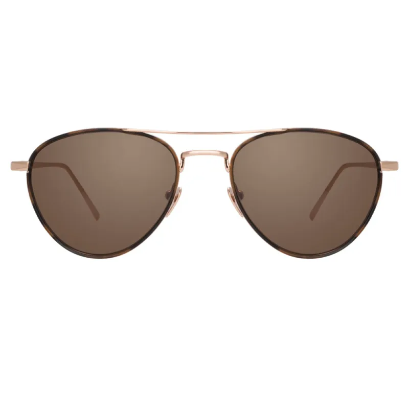 Linda Farrow Haye C8 Aviator Sunglasses sold by Linda Farrow