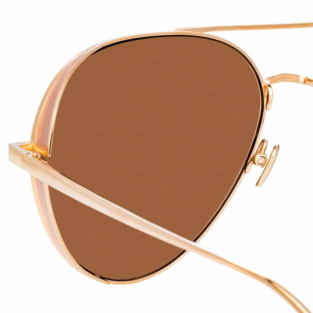 Linda Farrow Ace C4 Aviator Sunglasses sold by Linda Farrow product image thumbnail 4