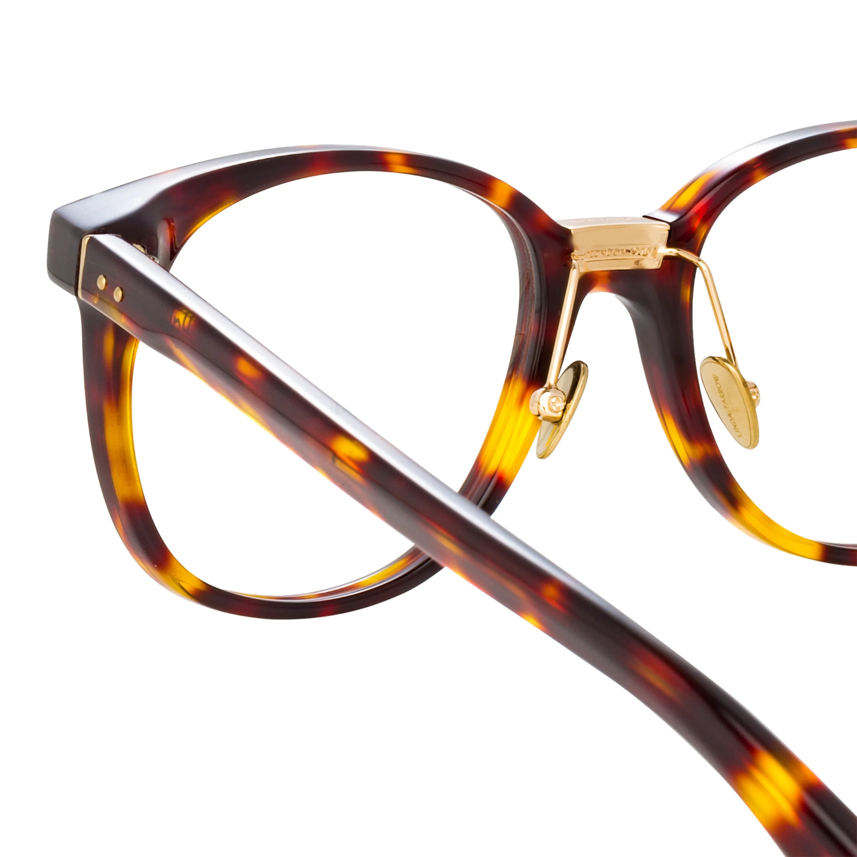Palla Optical D-Frame Frame in Tortoiseshell sold by Linda Farrow product image thumbnail 4