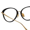 Song Cat Eye Optical Frame in Yellow Gold sold by Linda Farrow