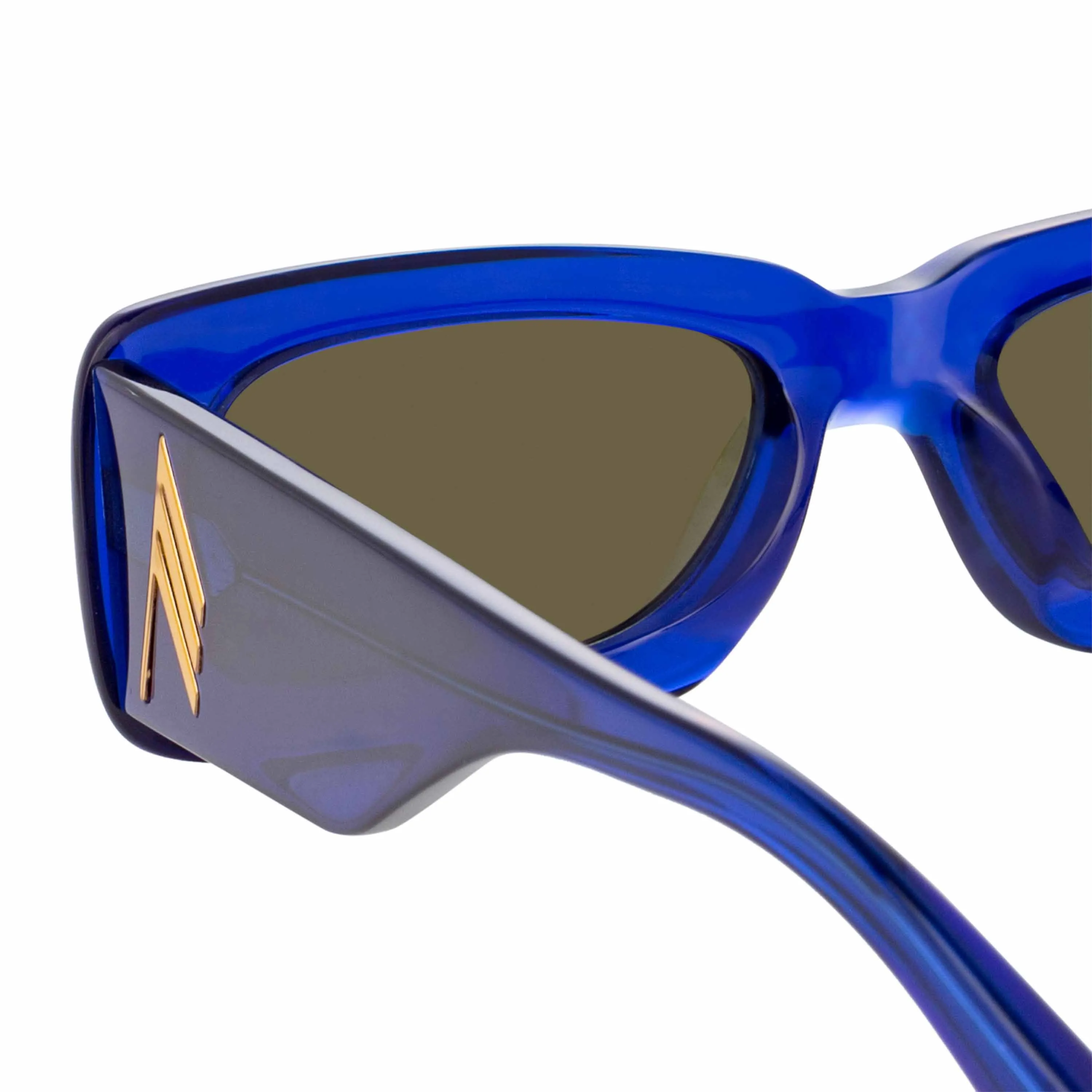 The Attico Mini Marfa in Blue sold by Linda Farrow product image thumbnail 4