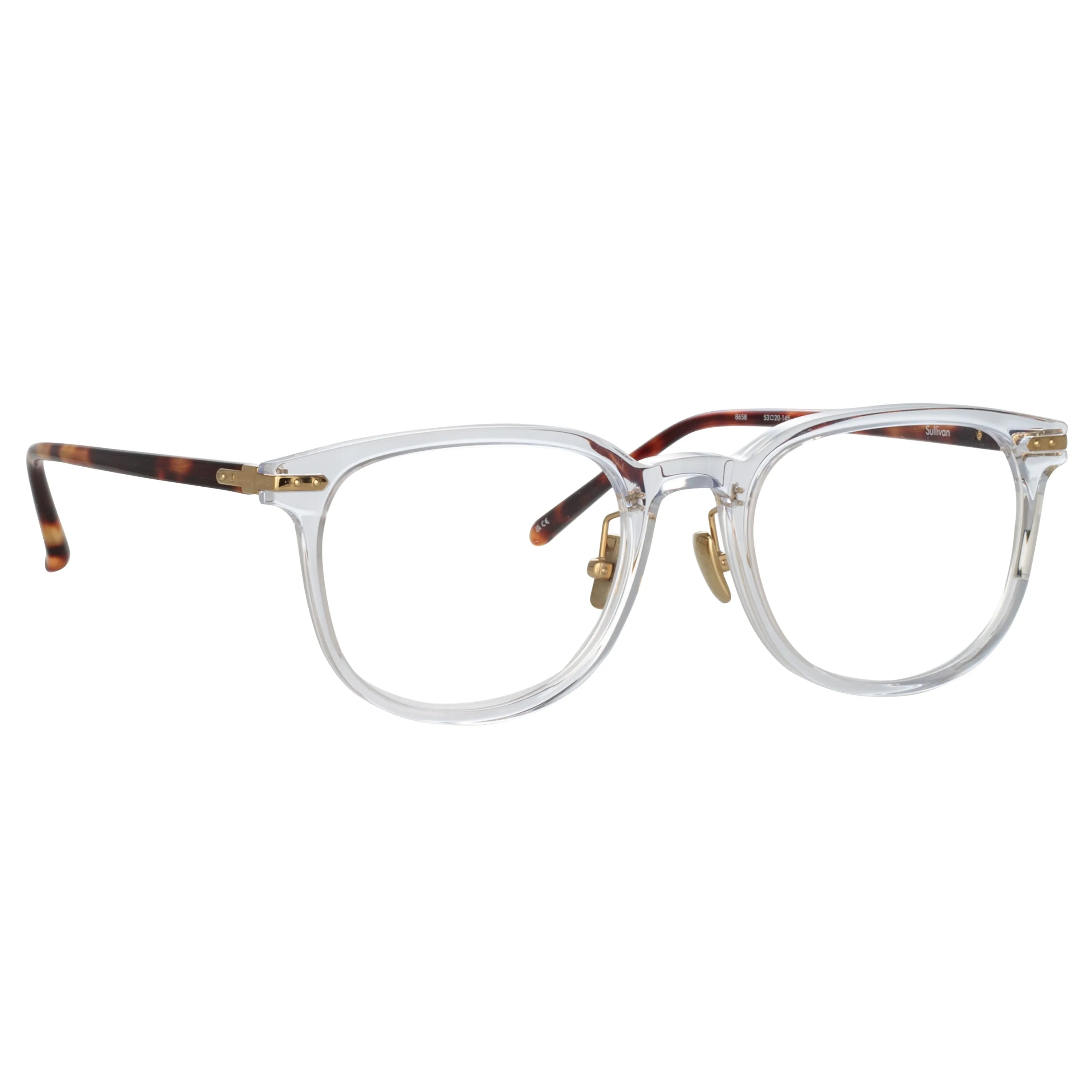 Sullivan Optical D-Frame in Clear (Asian Fit) sold by Linda Farrow product image thumbnail 3