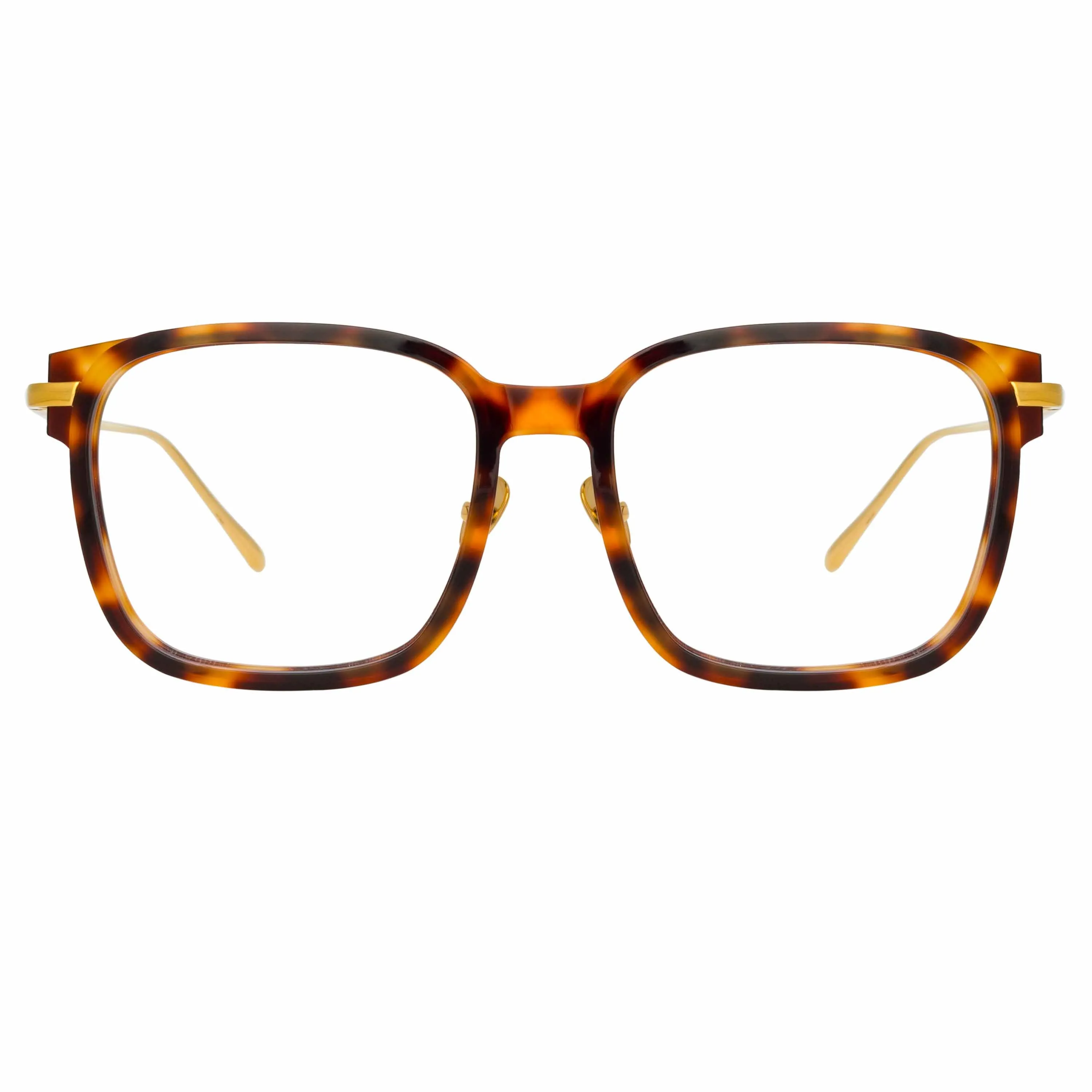 Franklin Optical Rectangular Frame in Tortoiseshell sold by Linda Farrow