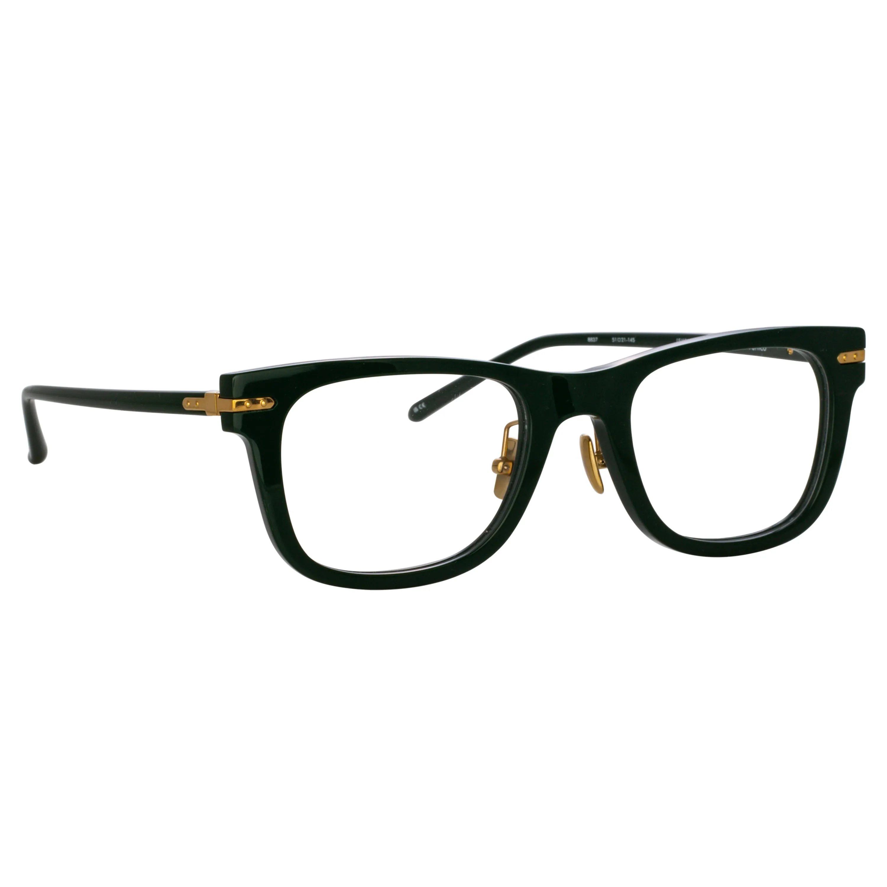 Men's Portico Optical D-Frame in Forest Green (Asian Fit) sold by Linda Farrow product image thumbnail 3