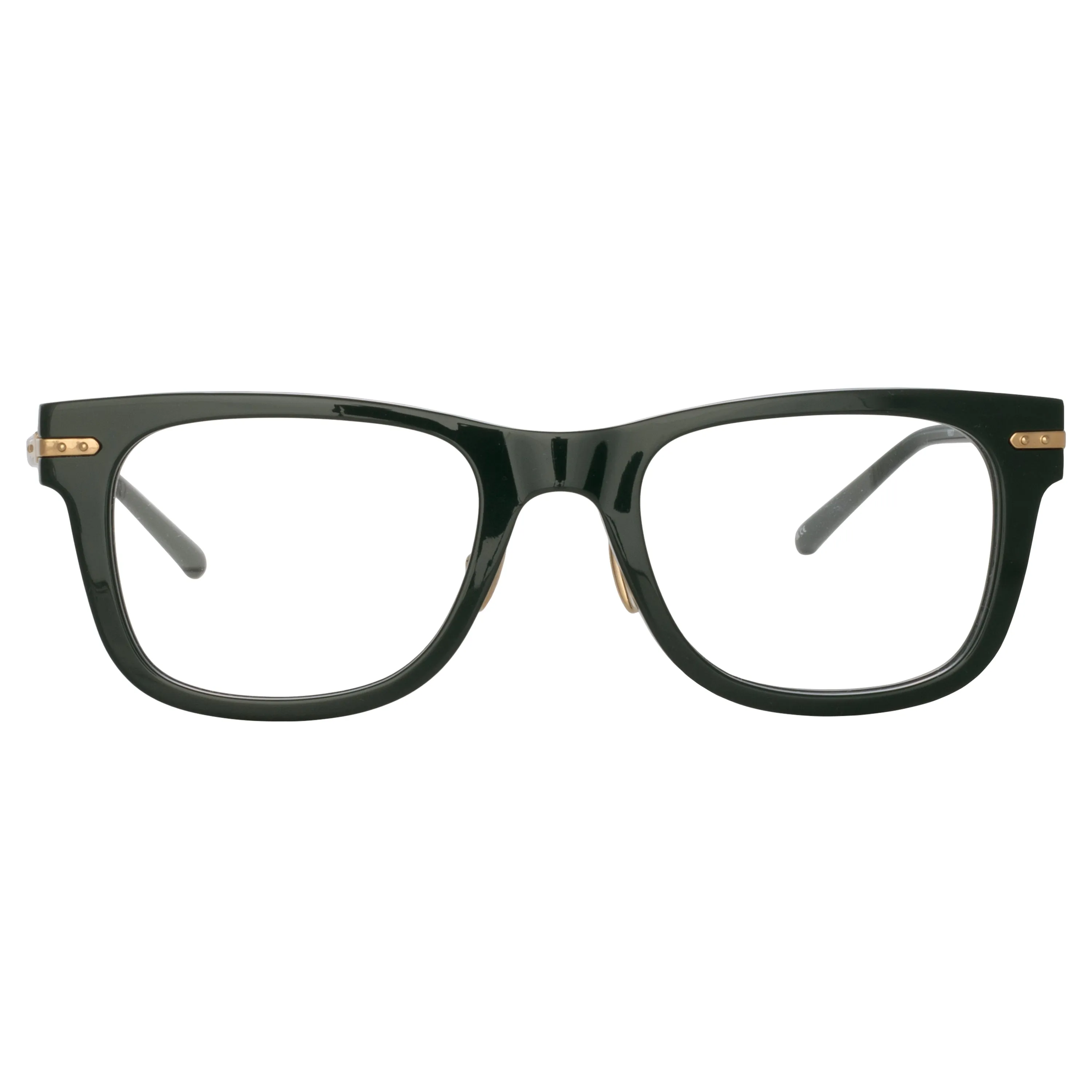 Men's Portico Optical D-Frame in Forest Green (Asian Fit) sold by Linda Farrow product image thumbnail 2