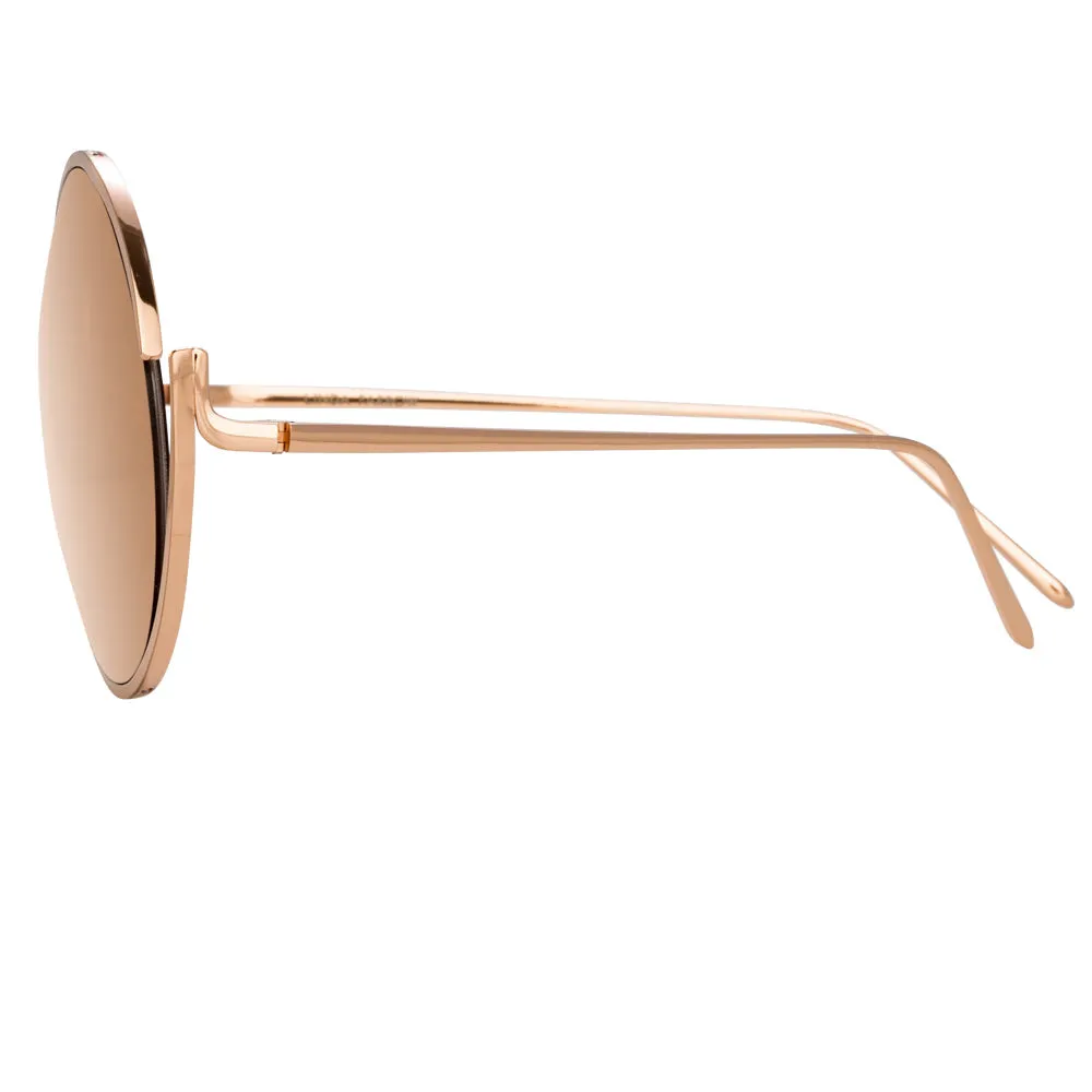 Linda Farrow 680 C3 Round Sunglasses sold by Linda Farrow product image thumbnail 3