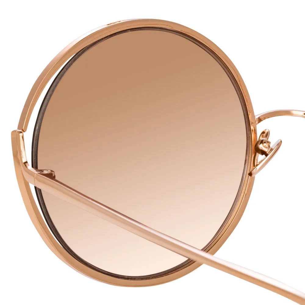 Linda Farrow 680 C3 Round Sunglasses sold by Linda Farrow product image thumbnail 4