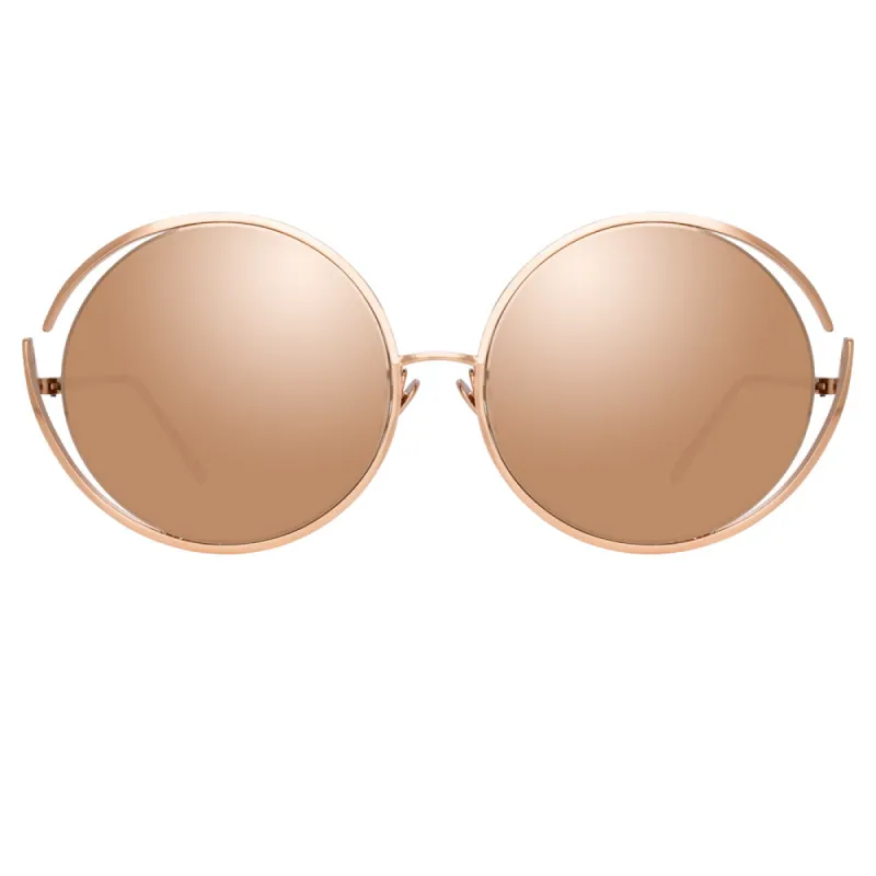 Linda Farrow 680 C3 Round Sunglasses made by Linda Farrow