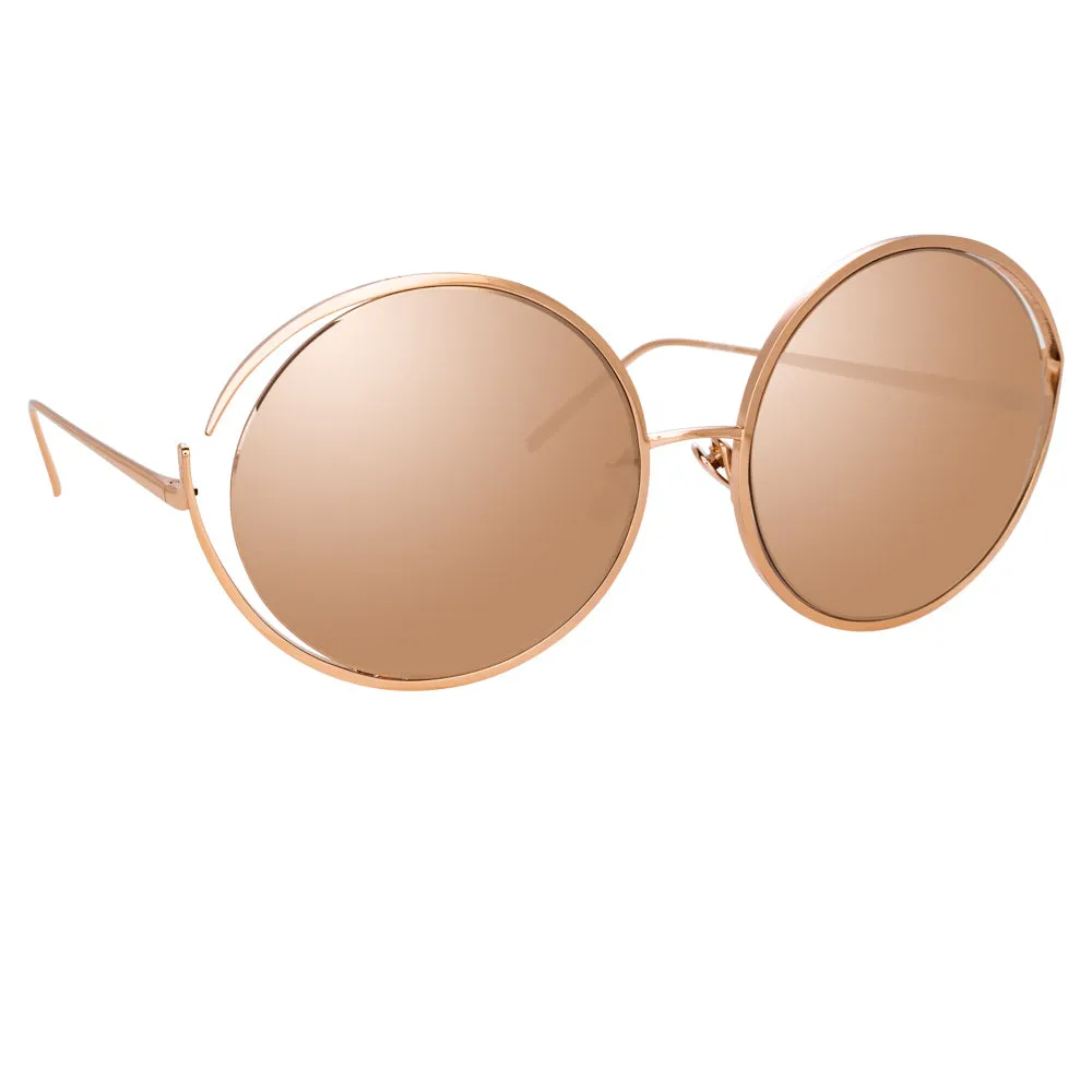 Linda Farrow 680 C3 Round Sunglasses sold by Linda Farrow product image thumbnail 2