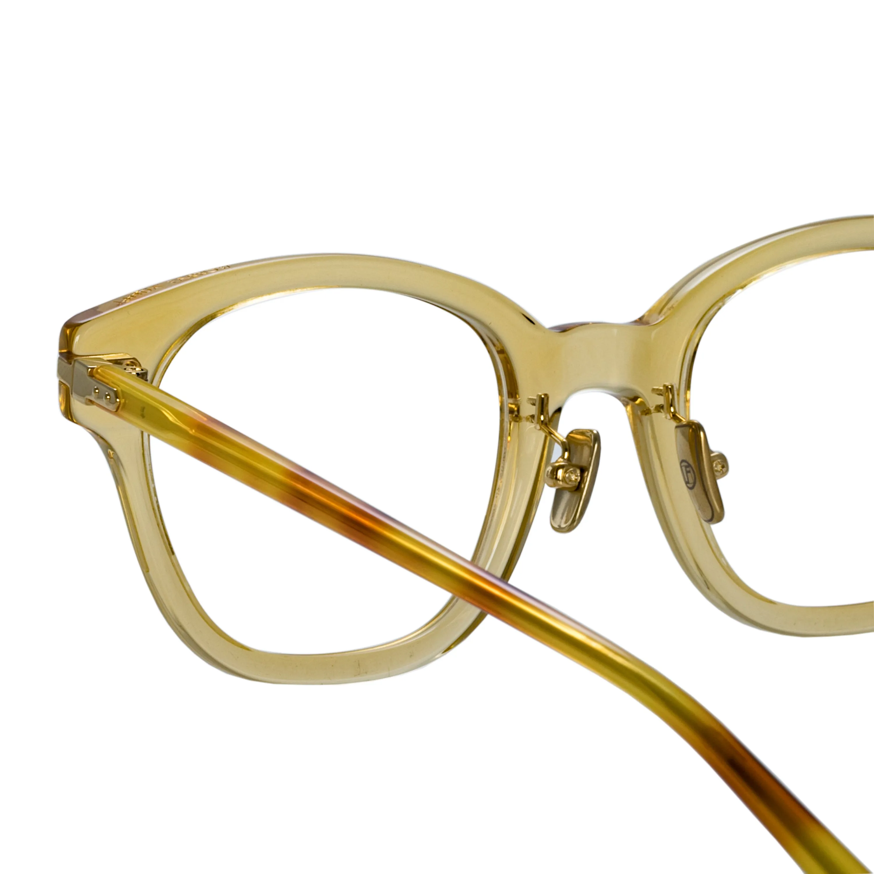 Atkins Optical A D-Frame in Saffron sold by Linda Farrow product image thumbnail 4