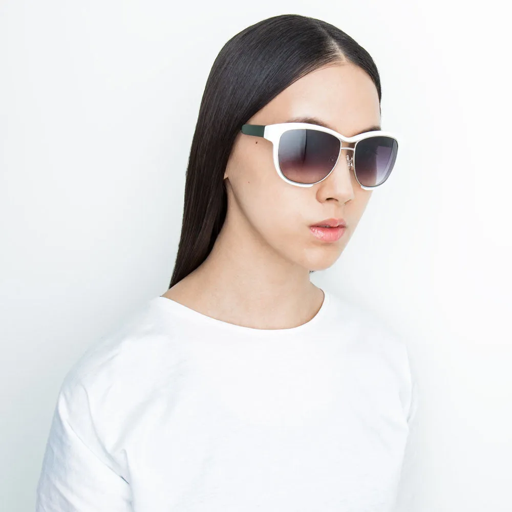 Sacai 2 C3 D-frame Sunglasses sold by Linda Farrow