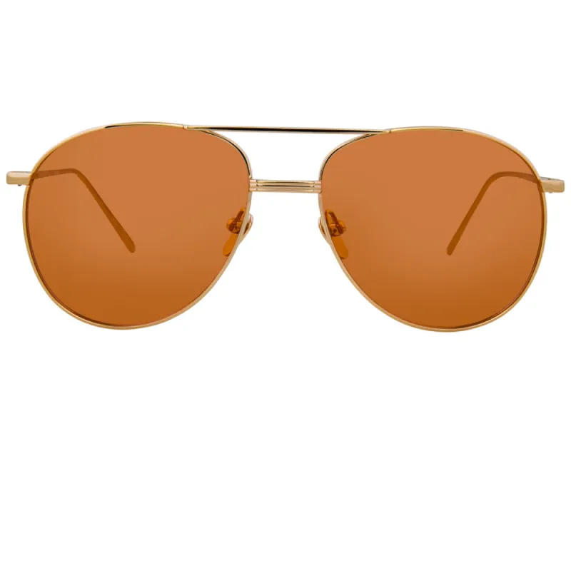 Linda Farrow 482 C8 Aviator Sunglasses sold by Linda Farrow
