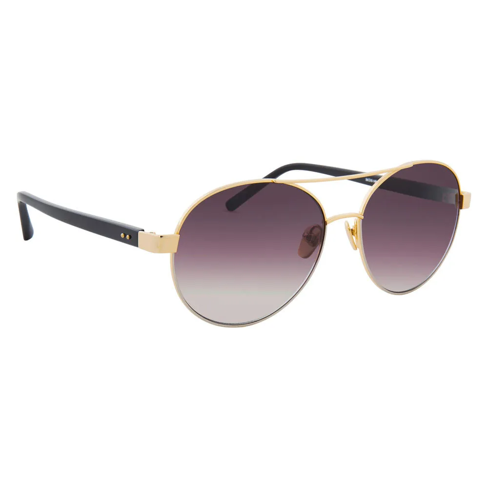 Linda Farrow 559 C4 Aviator Sunglasses sold by Linda Farrow product image thumbnail 2
