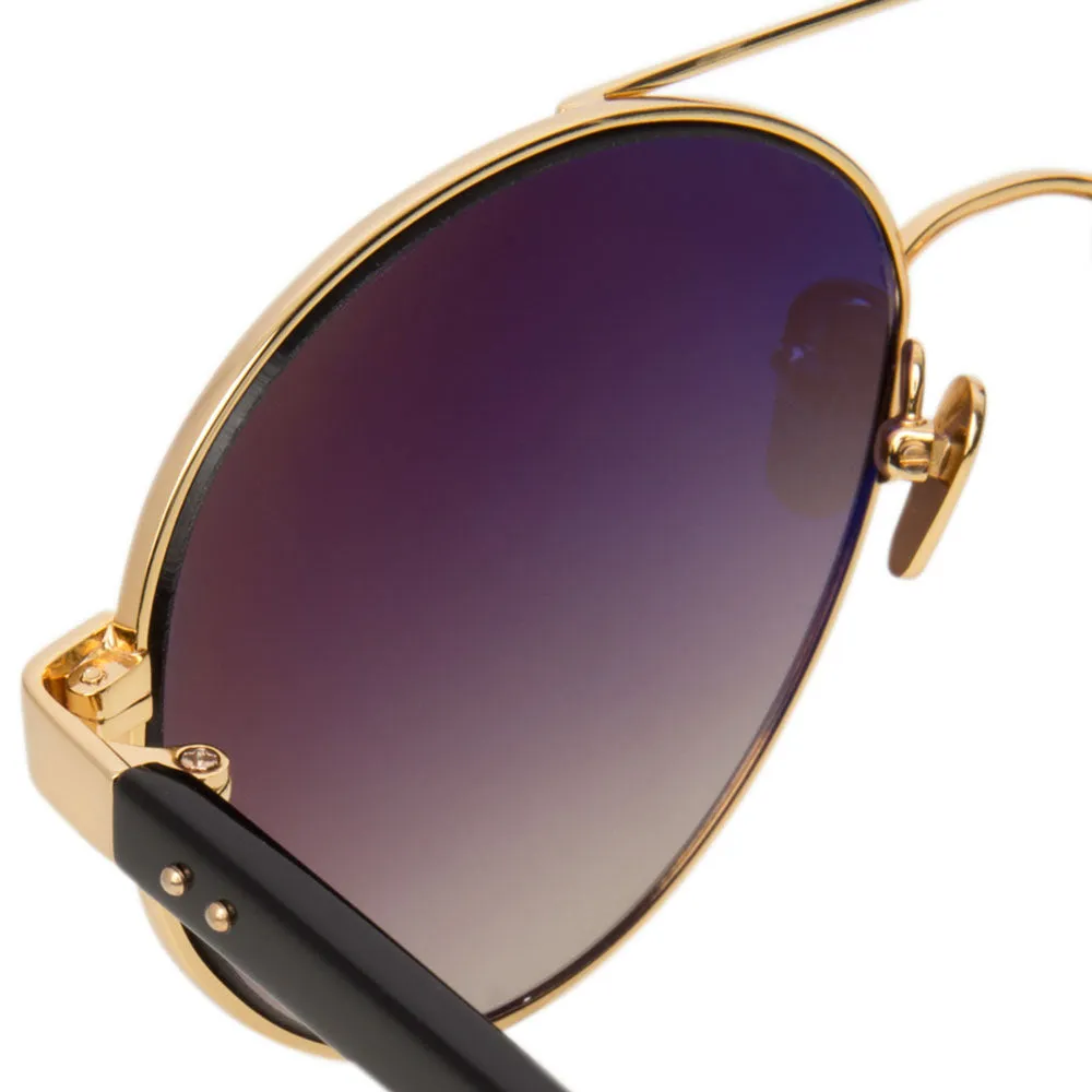 Linda Farrow 559 C4 Aviator Sunglasses sold by Linda Farrow product image thumbnail 4