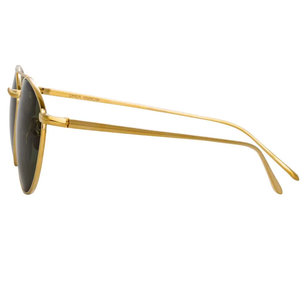 Linda Farrow Caine C4 Aviator Sunglasses sold by Linda Farrow product image thumbnail 3