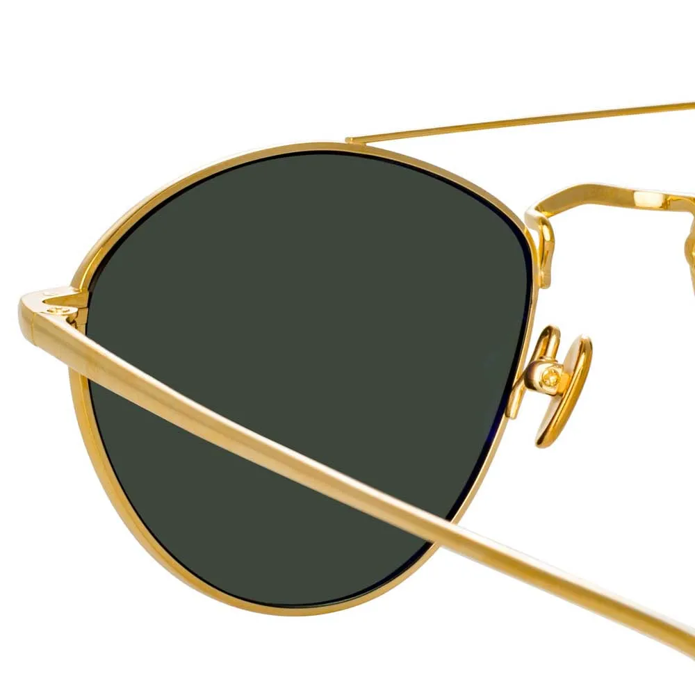 Linda Farrow Caine C4 Aviator Sunglasses sold by Linda Farrow product image thumbnail 4