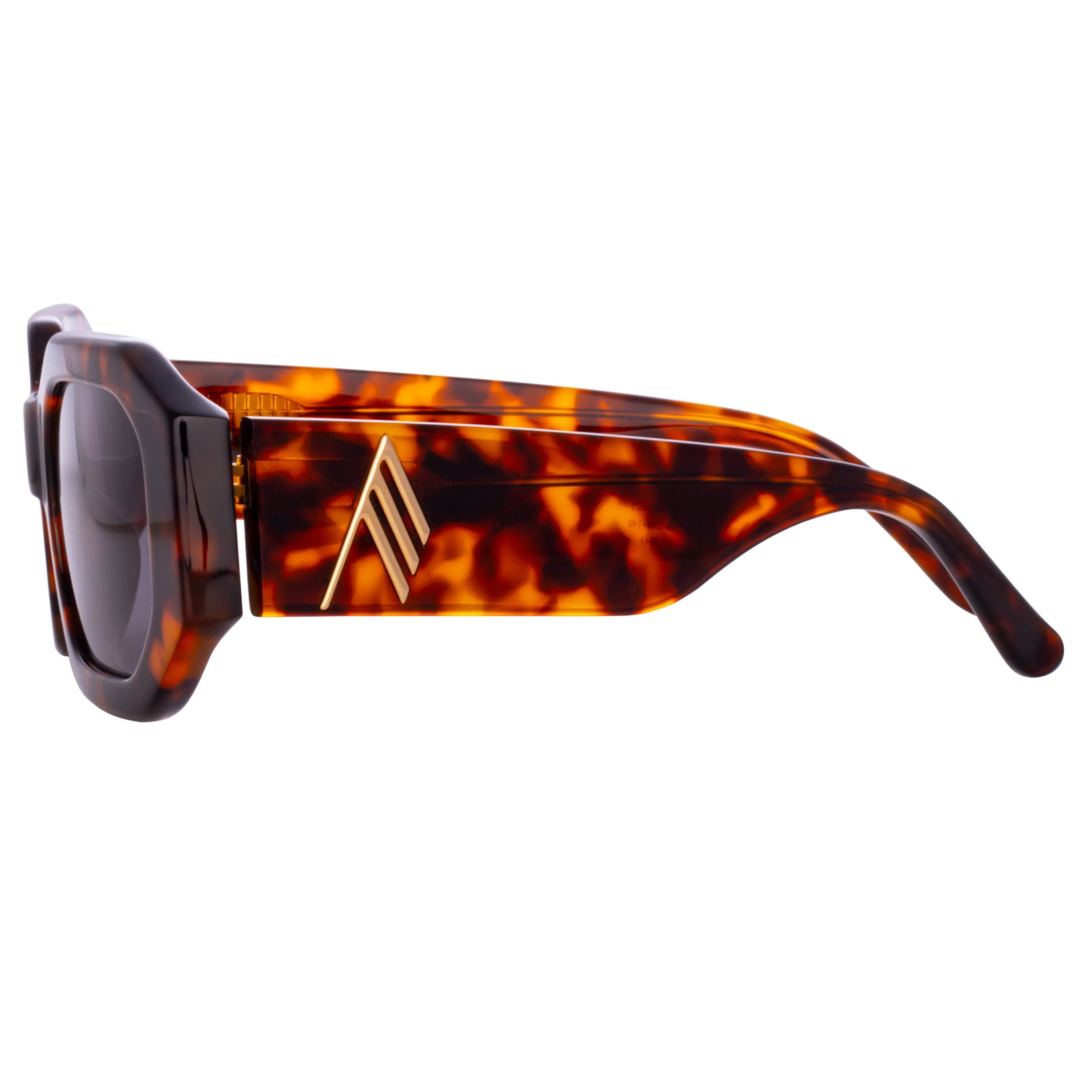 Blake Angular Sunglasses in Tortoiseshell sold by Linda Farrow product image thumbnail 3