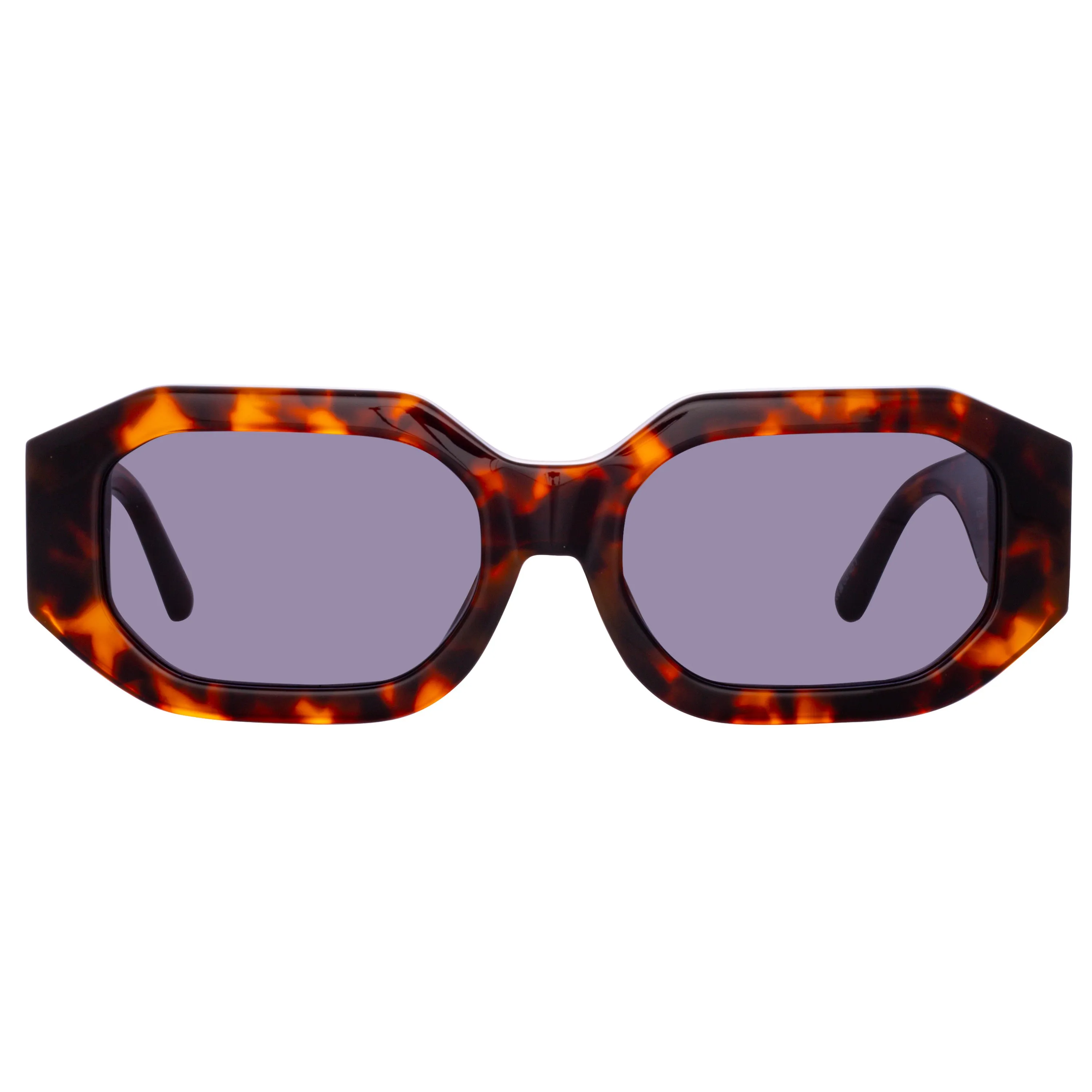 Blake Angular Sunglasses in Tortoiseshell sold by Linda Farrow product image thumbnail 2