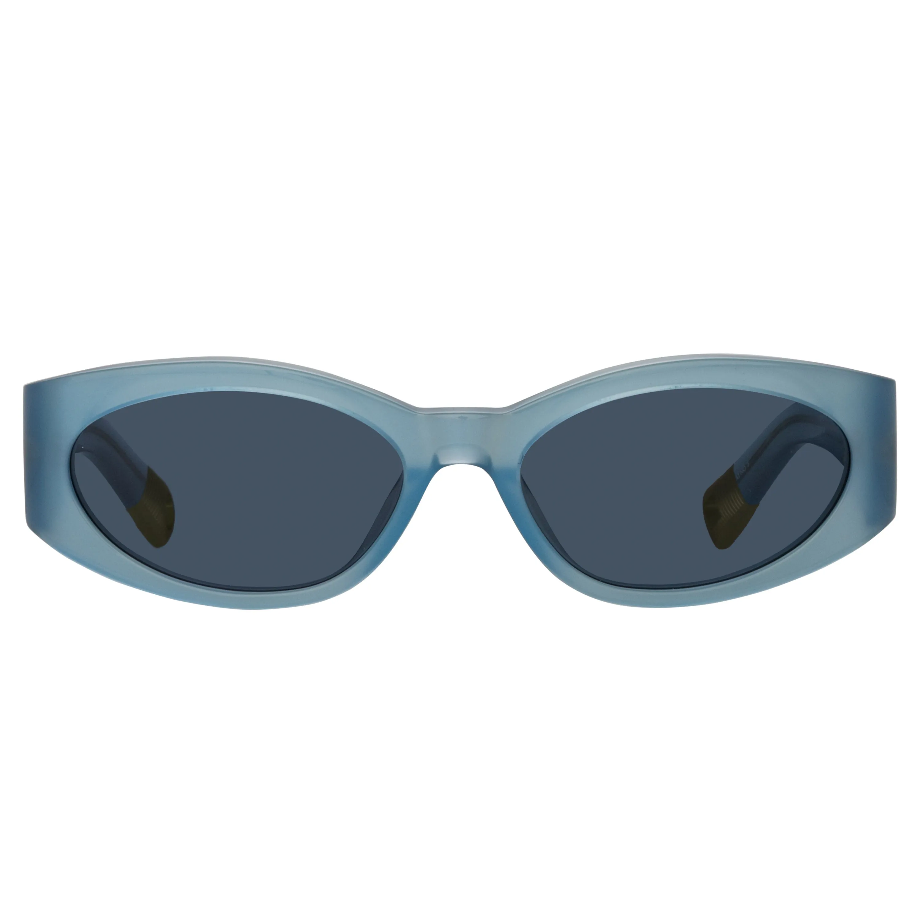 Ovalo Oval Sunglasses in Blue Pearl by Jacquemus sold by Linda Farrow product image thumbnail 2