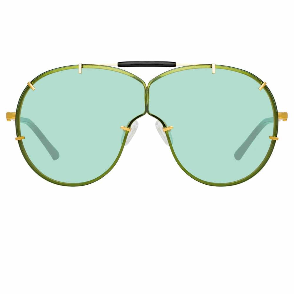 N°21 S53 C5 Aviator Sunglasses sold by Linda Farrow