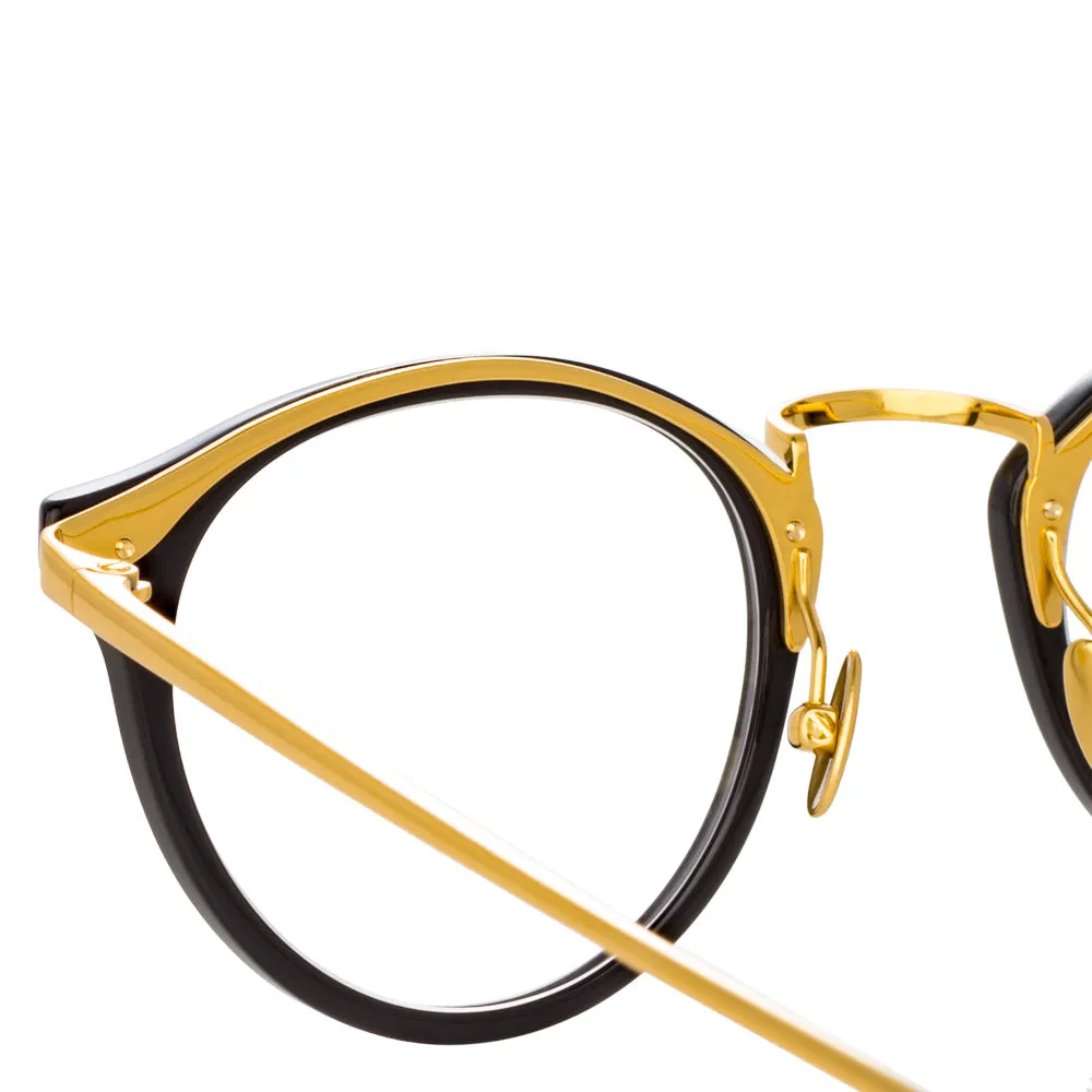 Linda Farrow Idriss C1 Oval Optical Frame sold by Linda Farrow product image thumbnail 4