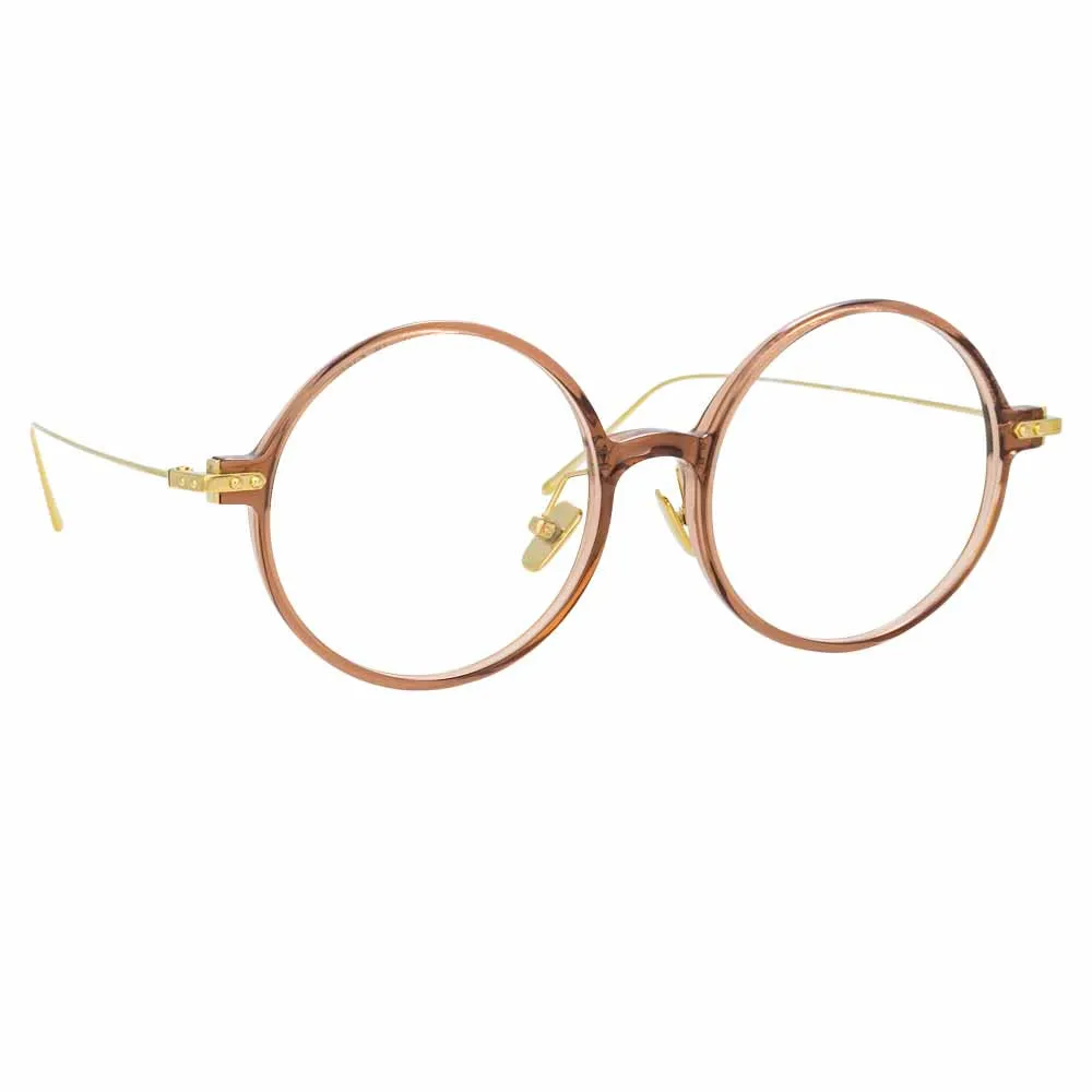 Linda Farrow Linear Savoye A C8 Round Optical Frame sold by Linda Farrow product image thumbnail 2