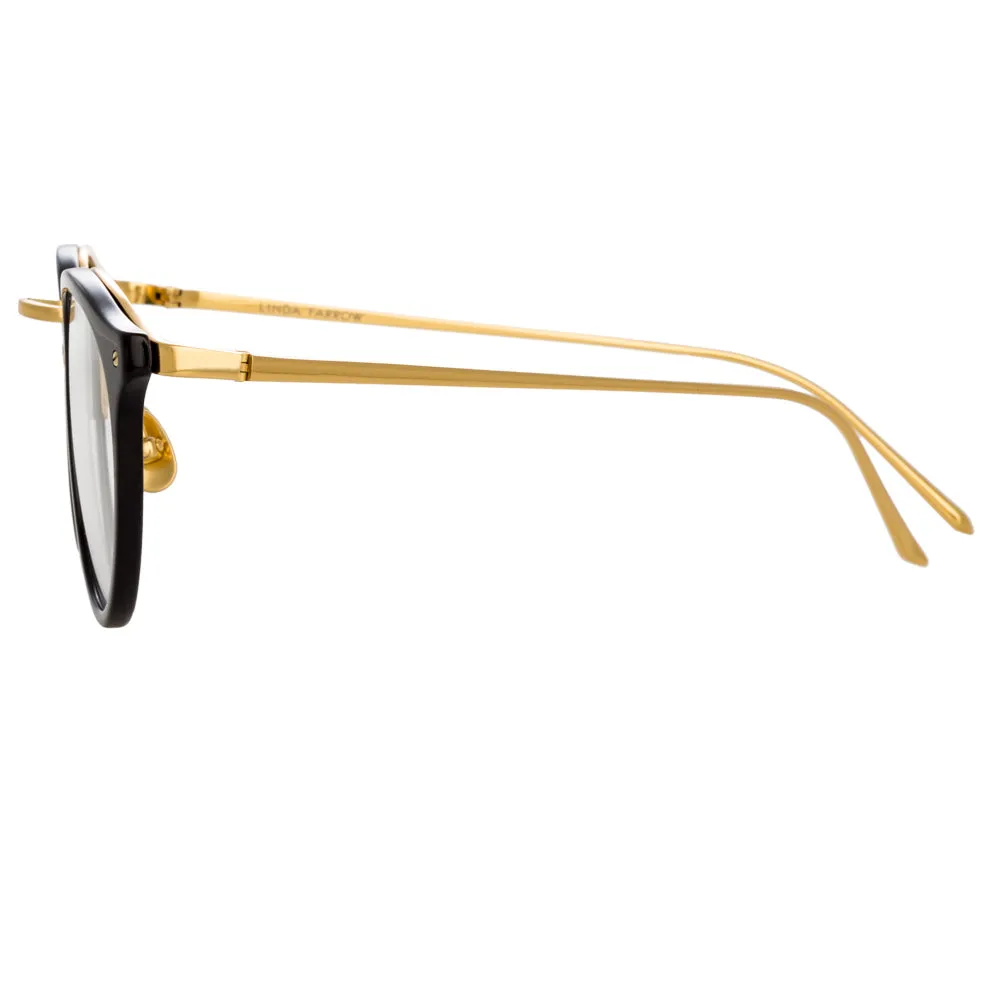 Linda Farrow Idriss C1 Oval Optical Frame sold by Linda Farrow product image thumbnail 3