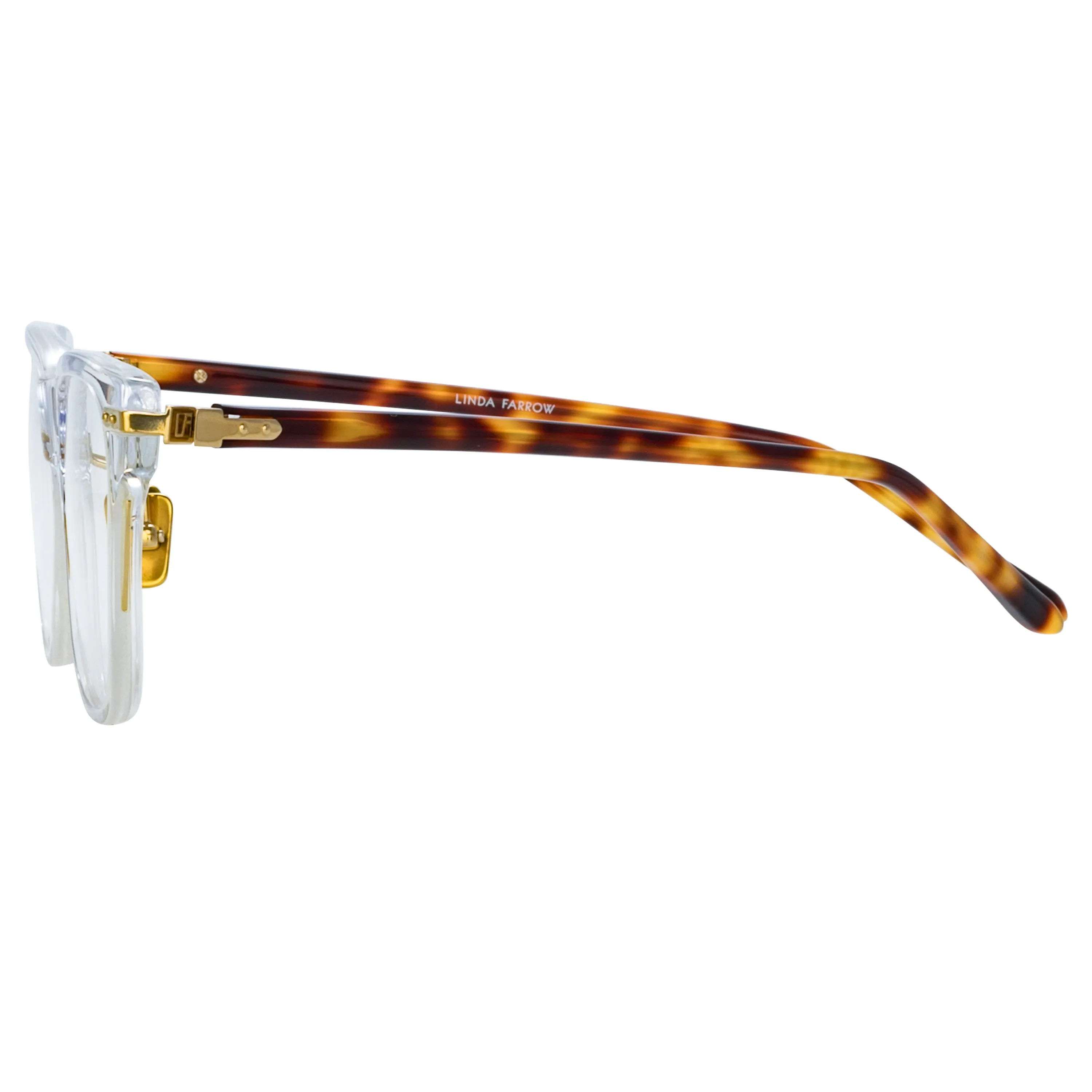 Men's Cove Optical D-Frame in Clear (Asian Fit) sold by Linda Farrow product image thumbnail 3