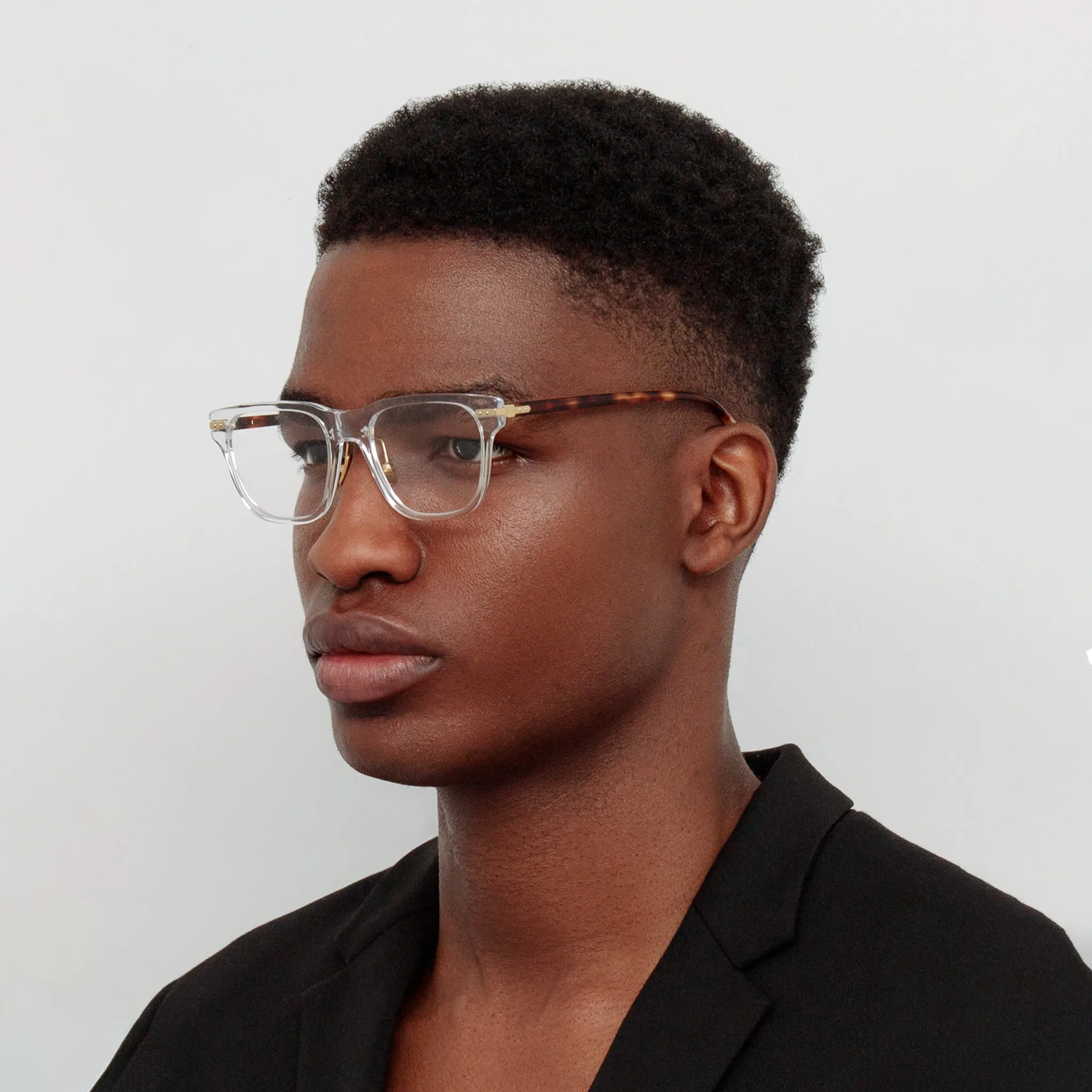 Men's Cove Optical D-Frame in Clear (Asian Fit) sold by Linda Farrow