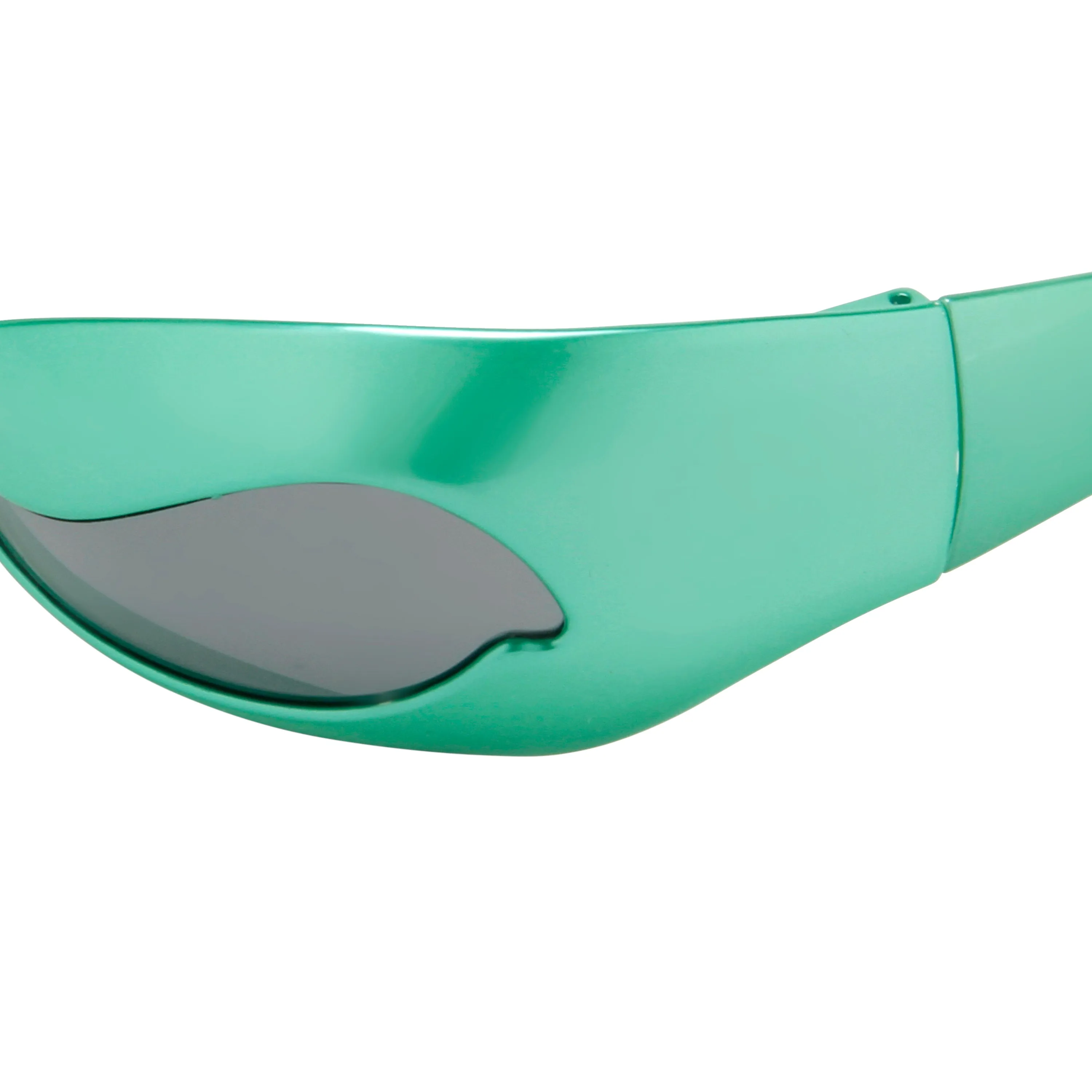 Jeremy Scott Wave Sunglasses in Mint sold by Linda Farrow product image thumbnail 4