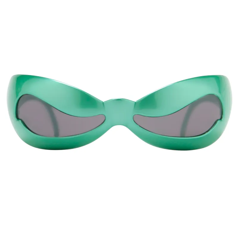 Jeremy Scott Wave Sunglasses in Mint sold by Linda Farrow