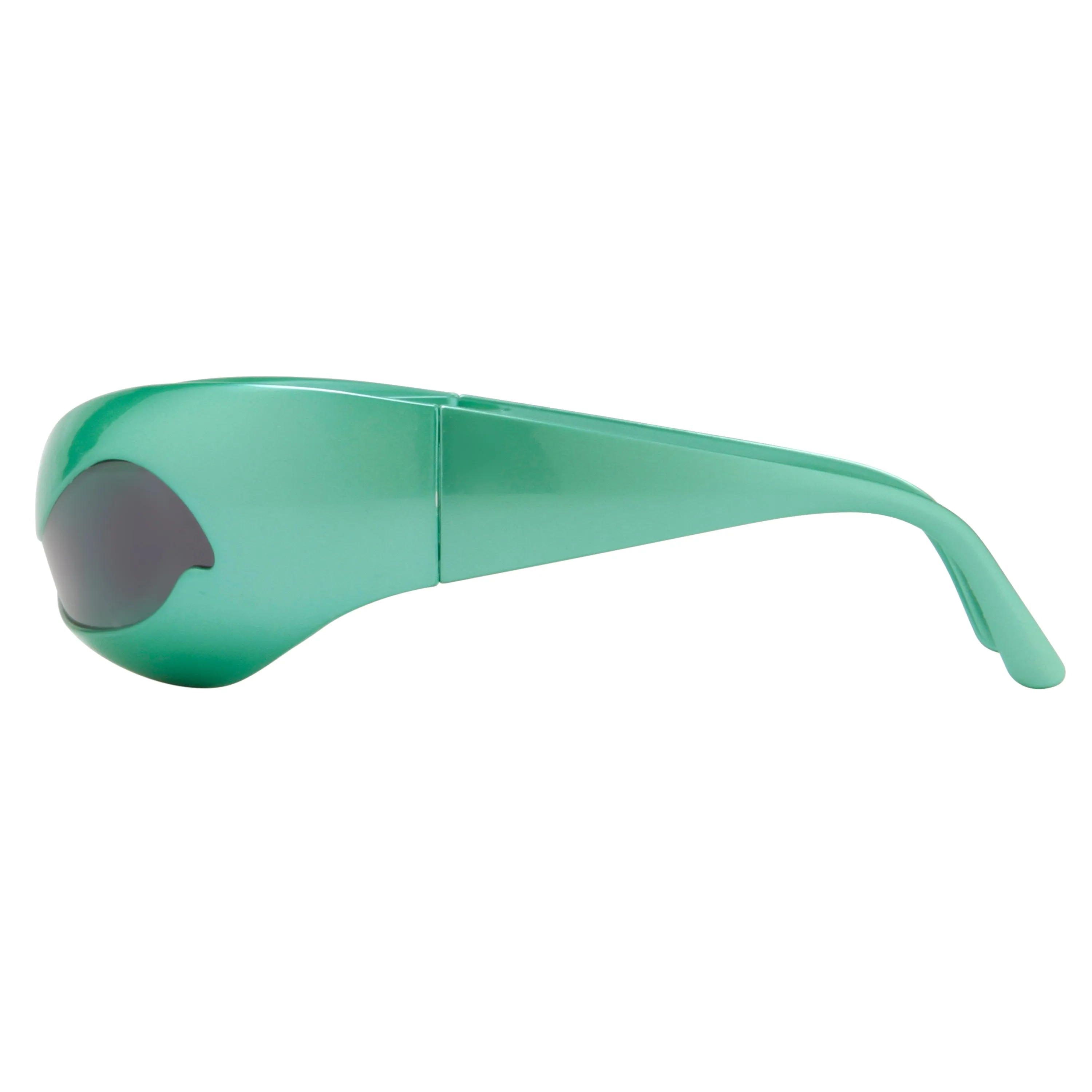 Jeremy Scott Wave Sunglasses in Mint sold by Linda Farrow product image thumbnail 3